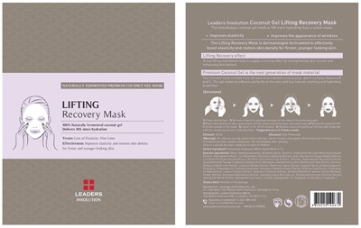 Image Of Cello Pack (Leaders Insolution Coconut Lifting Recovery Mask Cello Pack)